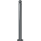 Ornamental bollard | Series 474B | � 76 mm | stationary, to be fixed by plugswith base plate 100 x 150 mm | without lock | without eyelet